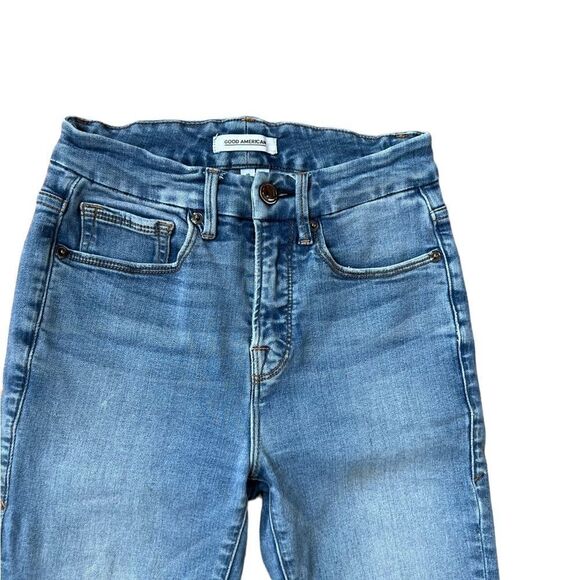 Good American Good Legs Jeans Size 00/24 - Picture 3 of 6